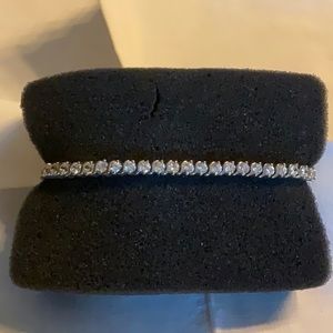 Sterling Silver CZ Tennis Bracelet